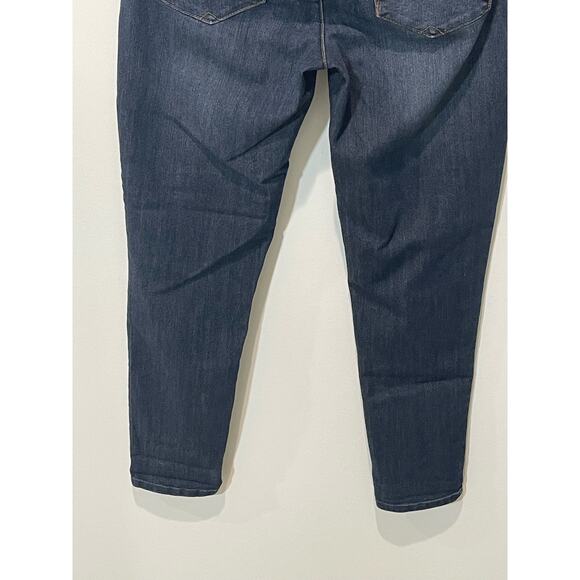 Democracy “Ab” Solution Jeans Women 8 Blue Skinny Dark Wash Stretch Slimming - Picture 7 of 11